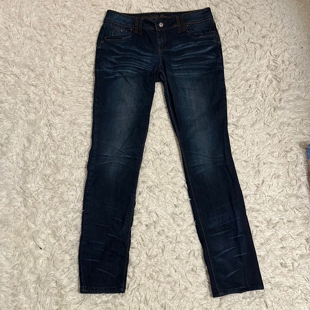 ZCOJEANS Premium woman’s jeans size 13.  Dark denim like new condition.